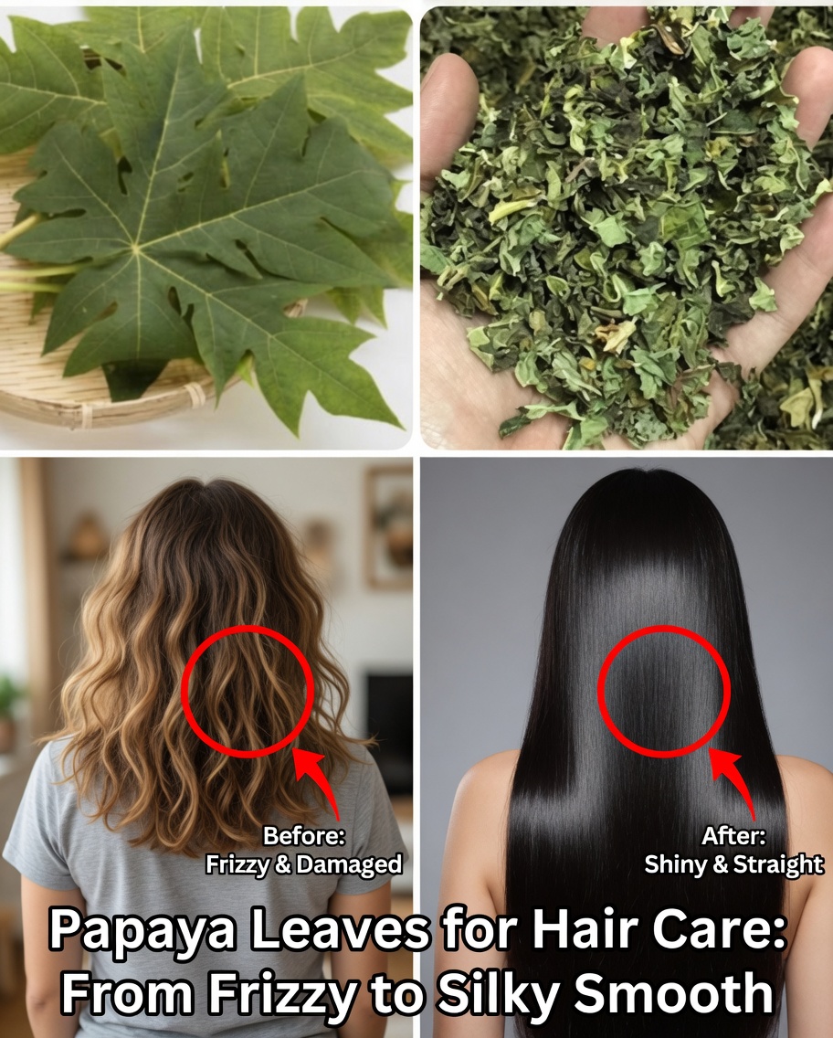 Papaya Leaves for Darkening Hair and Boosting Growth