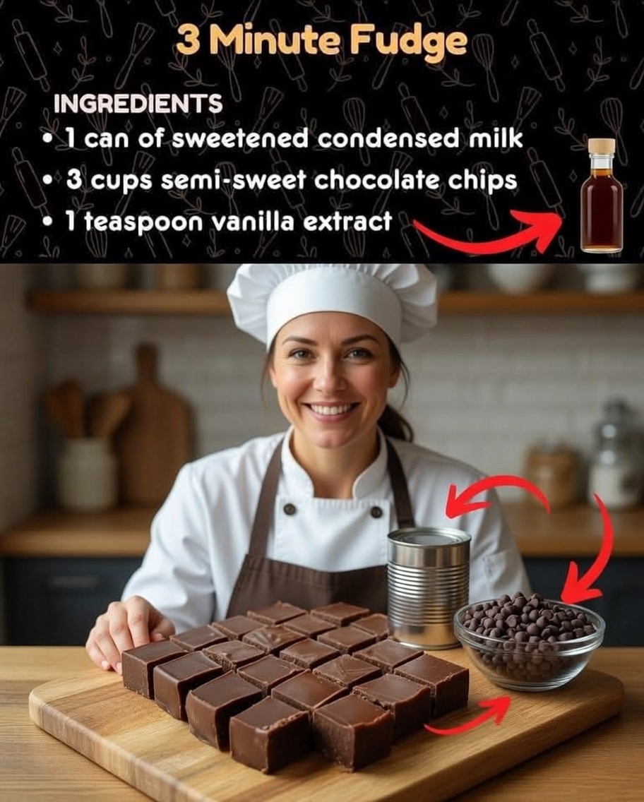 Quick and Easy 3-Minute Fudge Recipe