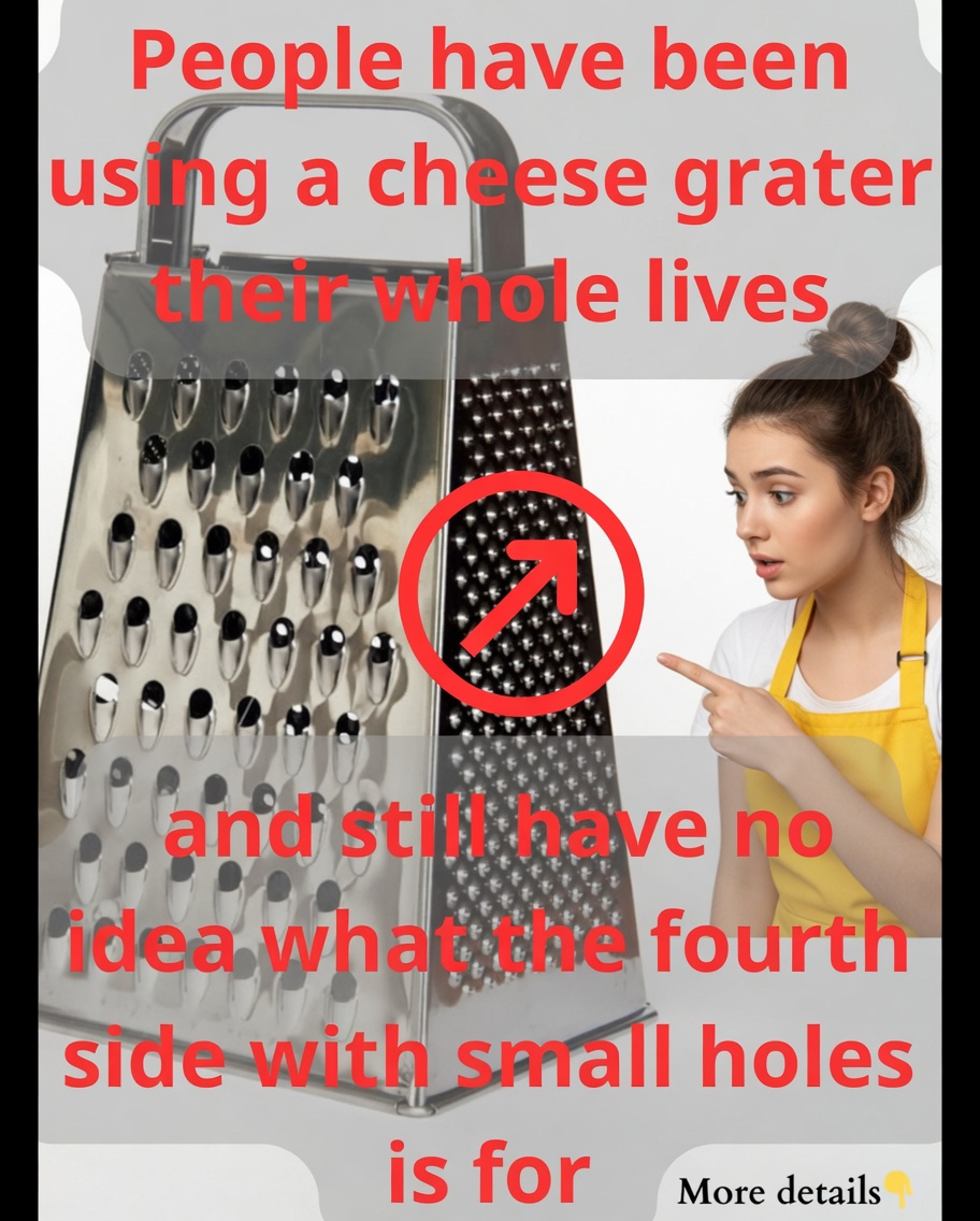 Purpose of the Fourth Side of Your Cheese Grater