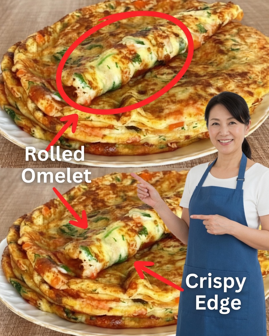 Golden Veggie Pancake Stacks