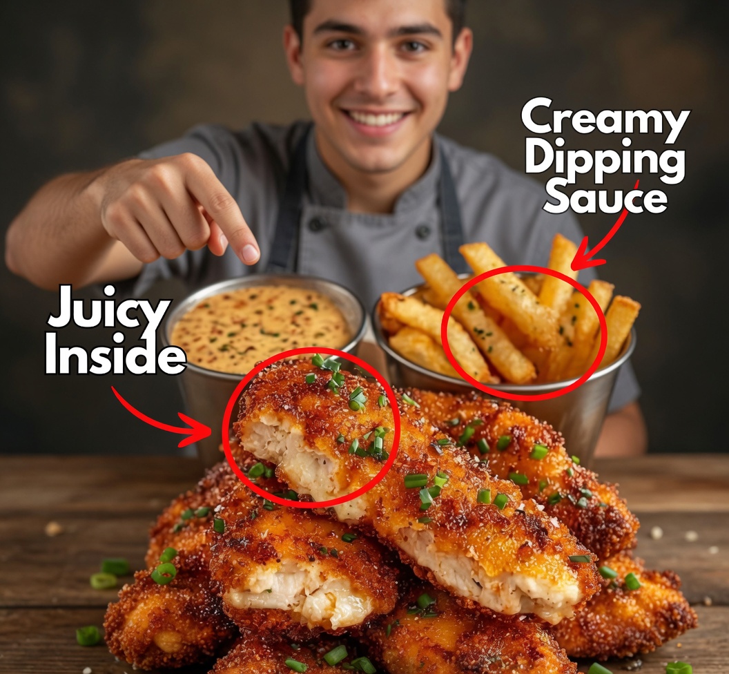 Crispy Parmesan Chicken Tenders