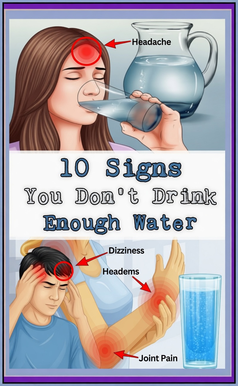 10 Signs You’re Not Drinking Enough Water – Stay Hydrated!