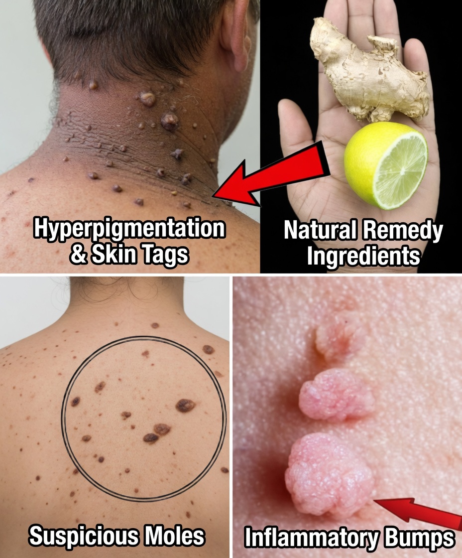 How to Remove Skin Tags at Home with Lemon and Ginger
