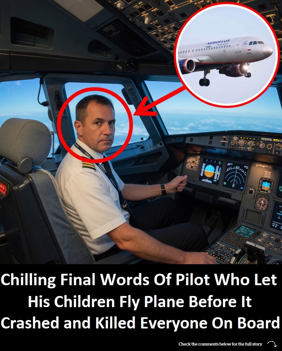The Pilot’s Haunting Last Words Before the Plane Crashed and Killed Everyone on Board After He Let His Children Fly