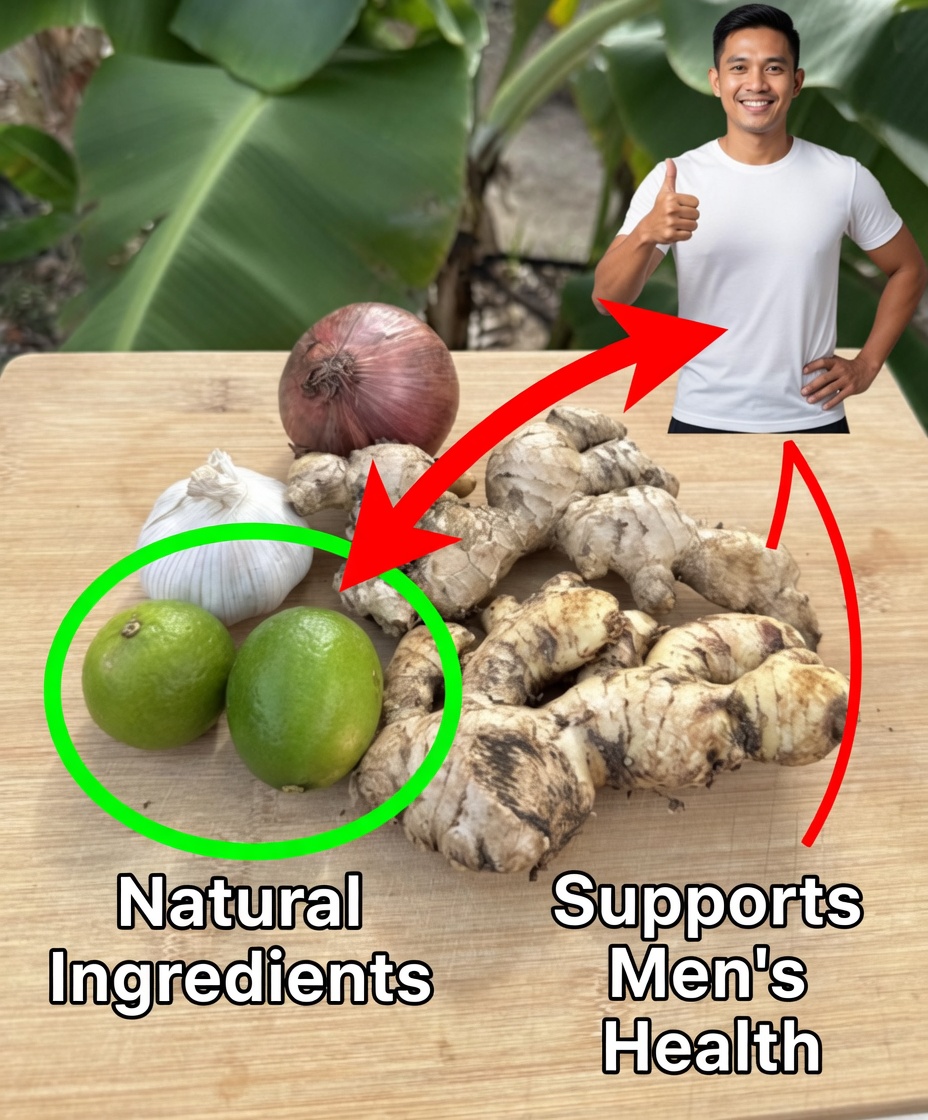 An Essential Drink for Men Containing Ginger, Garlic, Lemon, and Honey