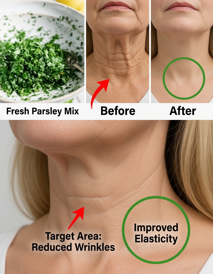 Natural Herbal Remedy for Smoother, Firmer Neck Skin