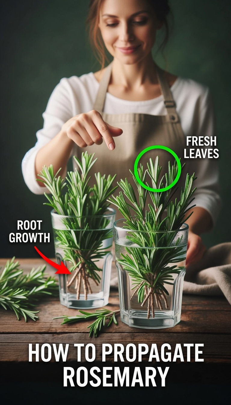 Three Sprigs of Rosemary in a Pot Trick