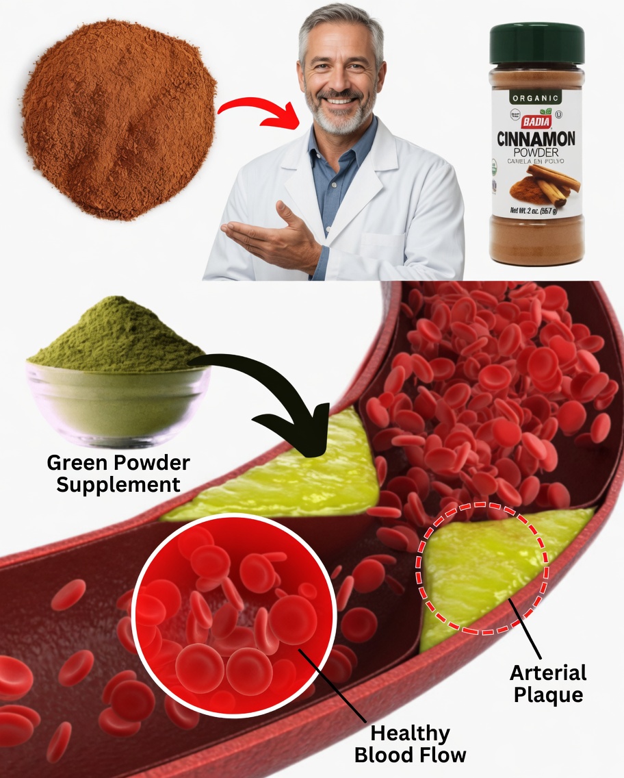 Take 1 Spoon Daily and Clean Your Blood Vessels, Prevent Heart Attack and Stroke! Cinnamon