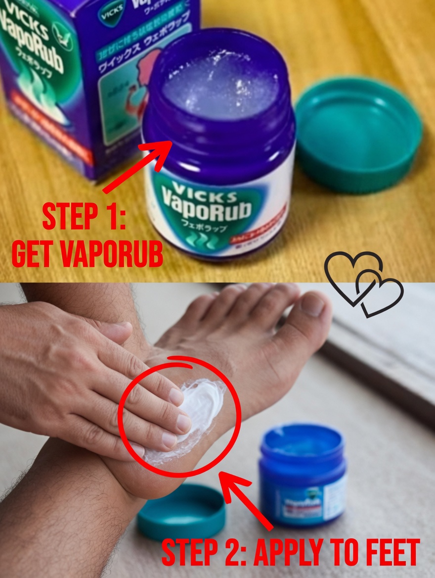 She Applies Vicks VapoRub to Her Feet Before Bed; You Will Do the Same!
