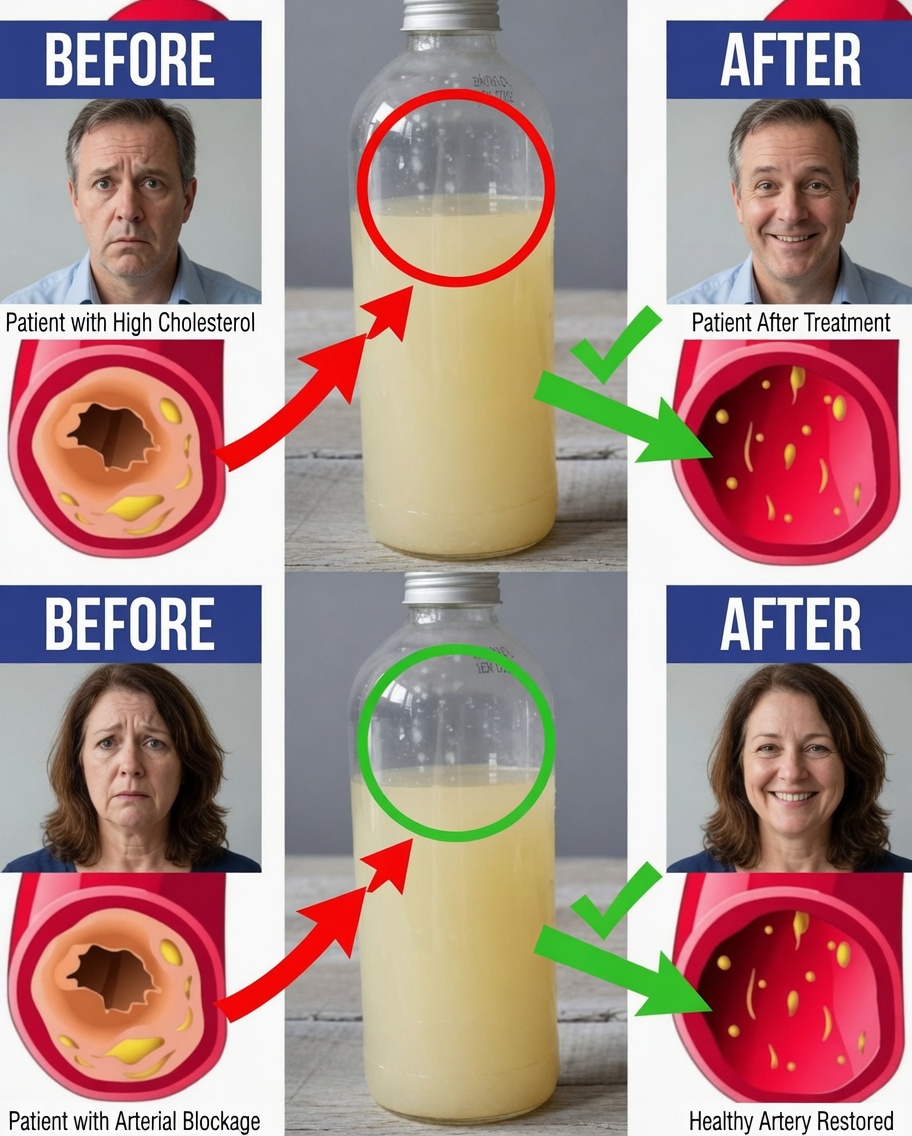 Only a Glass of This Juice Will Clear Clogged Arteries and Control Blood Pressure – Garlic, Lemon, and Apple Cider Vinegar