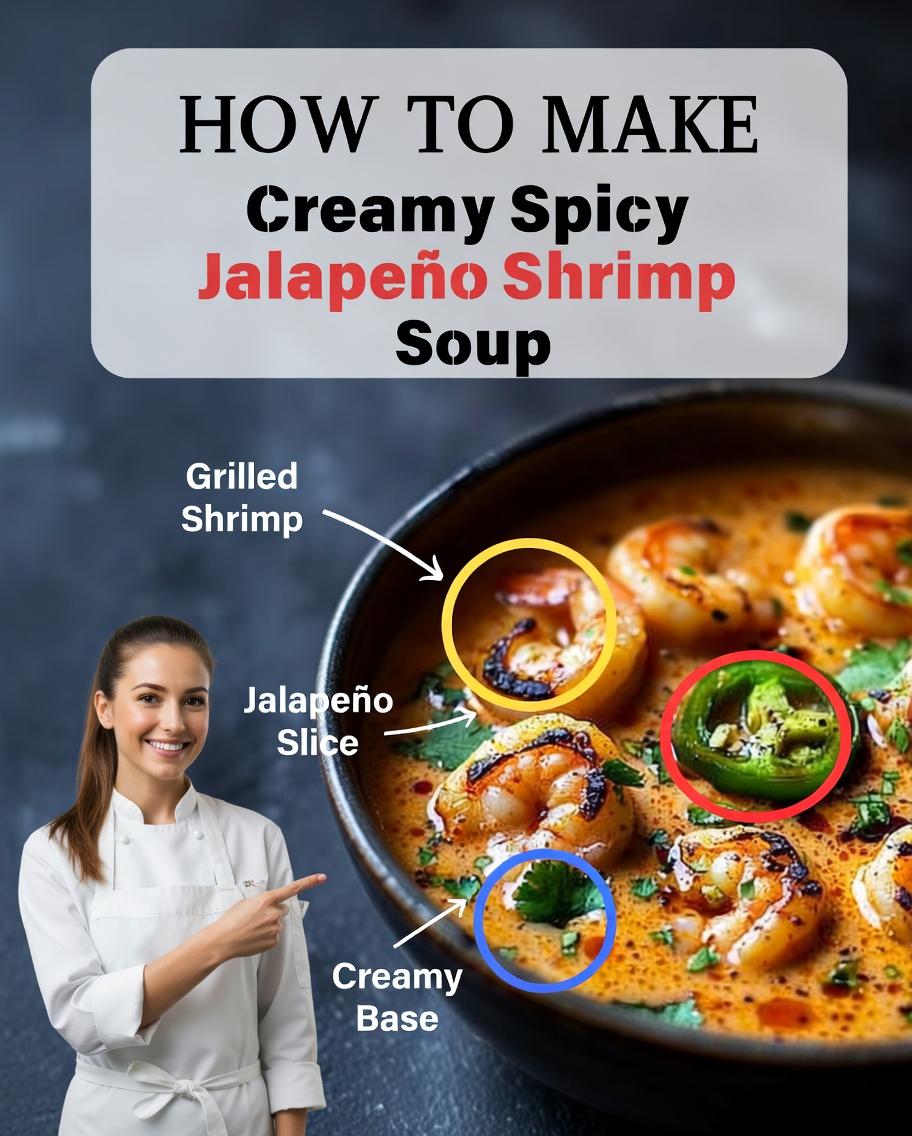 Creamy Spicy Jalapeño Shrimp Soup Recipe