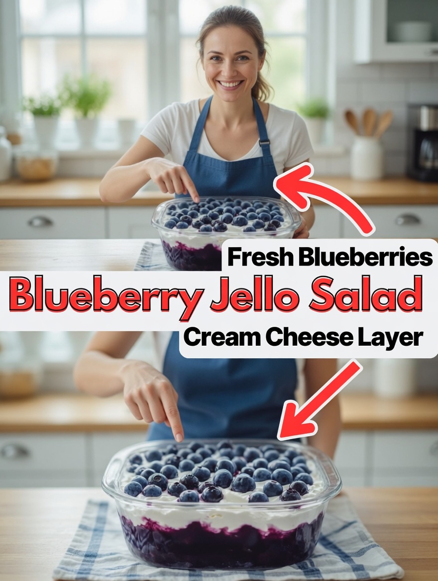 Classic Blueberry Jello Salad