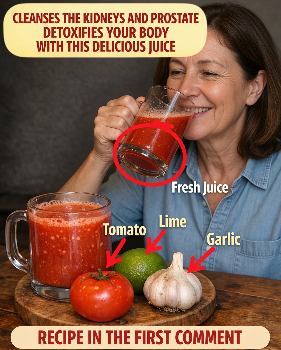 Kidney and Prostate Cleansing: The Powerful Garlic, Tomato, and Lemon Juice
