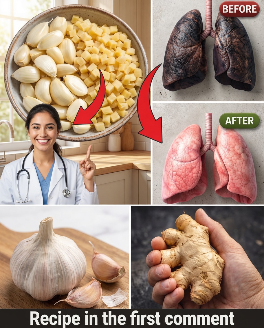 Ginger, Garlic, Onion and Lemon Blend: Cleanse Your Body and Lungs
