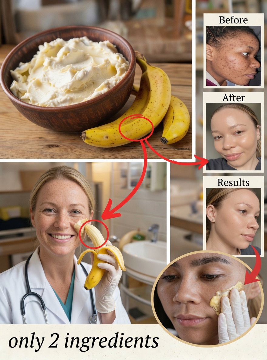 How to Naturally Care for Your Skin at Home with Banana Peels (The Beauty Secret Almost Everyone Throws Away)