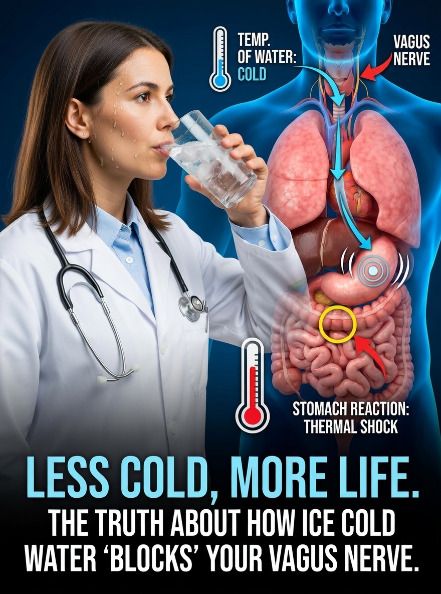 Less Cold, More Life: What Really Happens When You Drink Ice-Cold Water and Its Impact on the Vagus Nerve