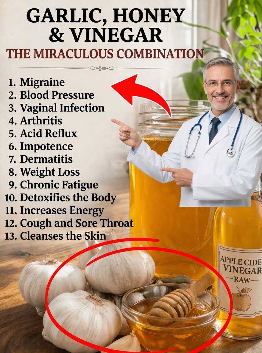 Have You Ever Wondered What Happens When You Combine Garlic, Honey, and Apple Cider Vinegar?