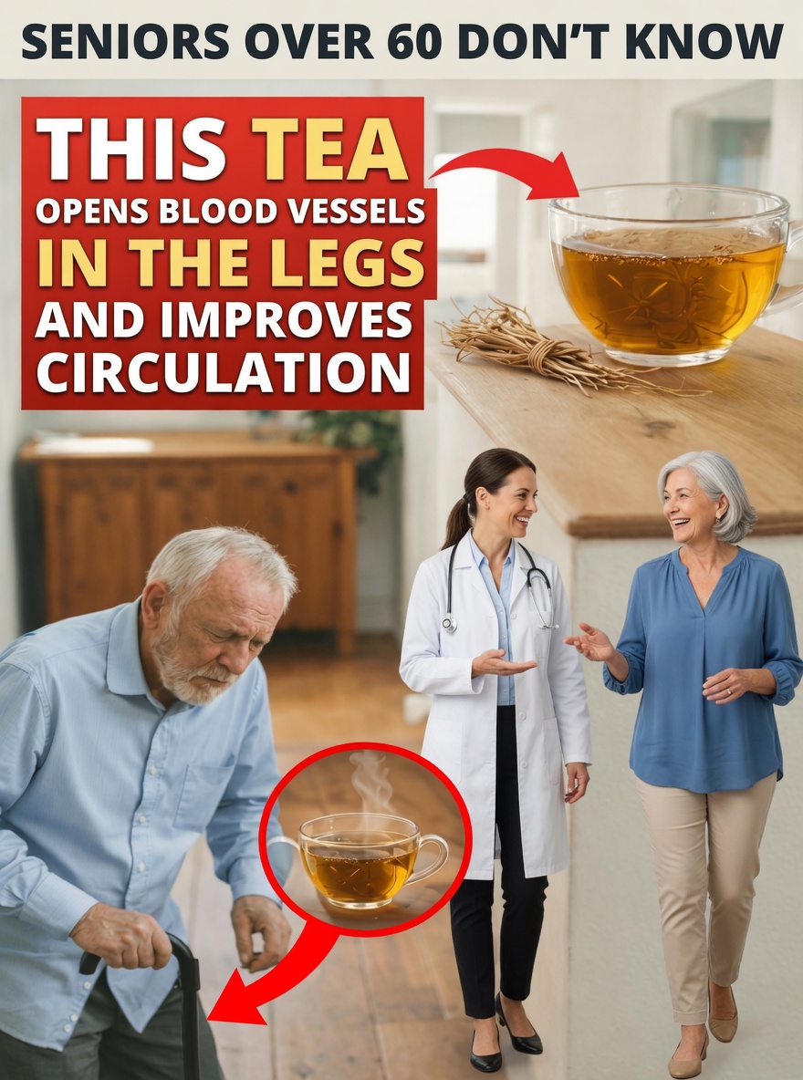 Over 60? Drink These 3 Powerful Teas to Strengthen Muscles and Walk Safely Again