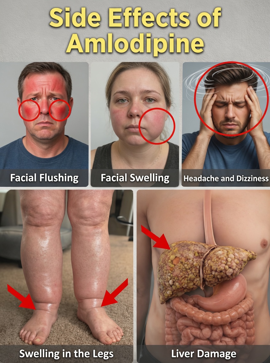 What Are the 12 Main Side Effects of Amlodipine That Most People Experience (And That Doctors Don’t Always Highlight)